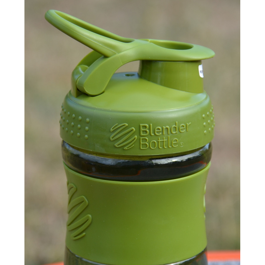 Шейкер спортивний (пляшка) BlenderBottle SportMixer Flip 20oz/590ml Moss Green