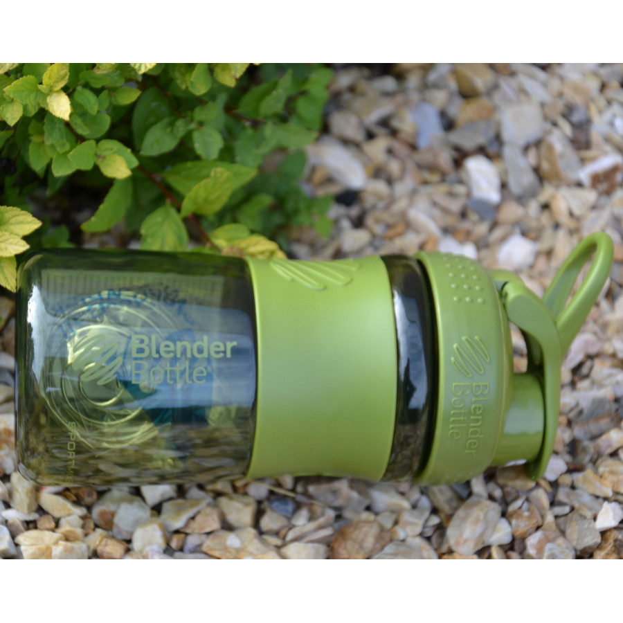 Шейкер спортивний (пляшка) BlenderBottle SportMixer Flip 20oz/590ml Moss Green