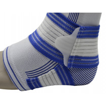 Бандажі на гомілкостоп Power System PS-6009 Ankle Support Pro Blue/White (1шт.) S/M Бандажі на гомілкостоп Power System PS-6009 Ankle Support Pro Blue/White (1шт.) S/M