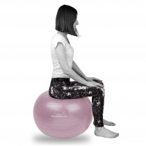 М'яч для фітнесу (фітбол) PowerPlay 4001 Ø65 cm Gymball Ліловий + помпа М'яч для фітнесу (фітбол) PowerPlay 4001 Ø65 cm Gymball Ліловий + помпа