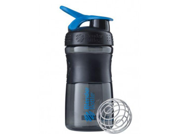 Шейкер спортивний (пляшка) BlenderBottle SportMixer Flip 20oz/590ml Black/Cyan