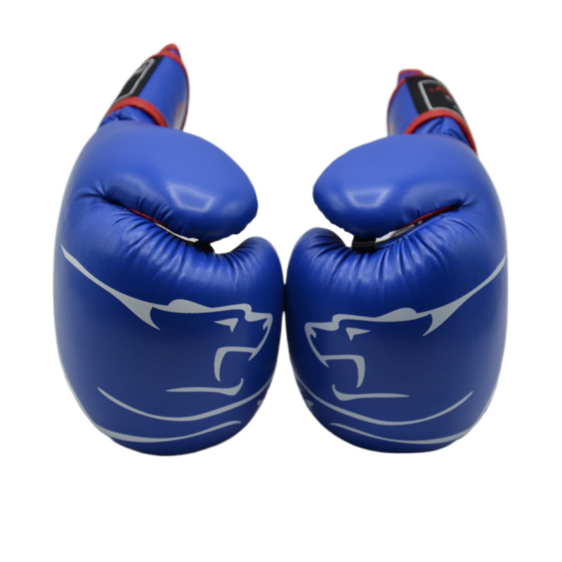 Боксерські рукавиці PowerPlay 3018 Jaguar Сині 14 унцій