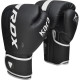 Боксерські рукавиці RDX F6 Kara Matte White 6 унцій 