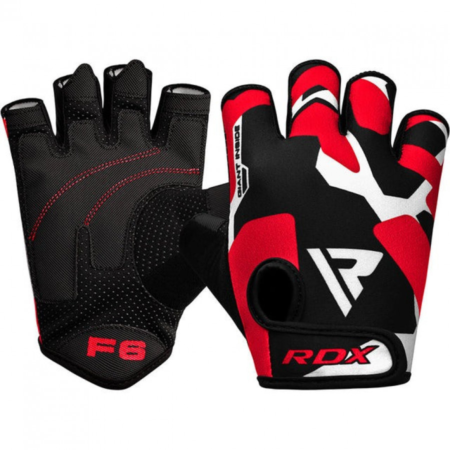 Рукавички для фітнесу RDX F6 Sumblimation Red XXL