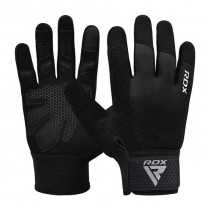 Рукавички для фітнесу RDX W1 Full Finger Plus Black L Рукавички для фітнесу RDX W1 Full Finger Plus Black L