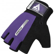 Рукавички для фітнесу RDX W1 Half Purple S Рукавички для фітнесу RDX W1 Half Purple S