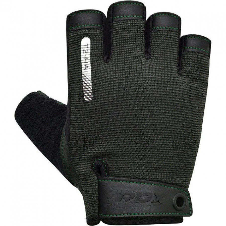 Рукавички для фітнесу RDX T2 Half Army Green L