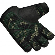 Рукавички для фітнесу RDX T2 Half Army Green L Рукавички для фітнесу RDX T2 Half Army Green L