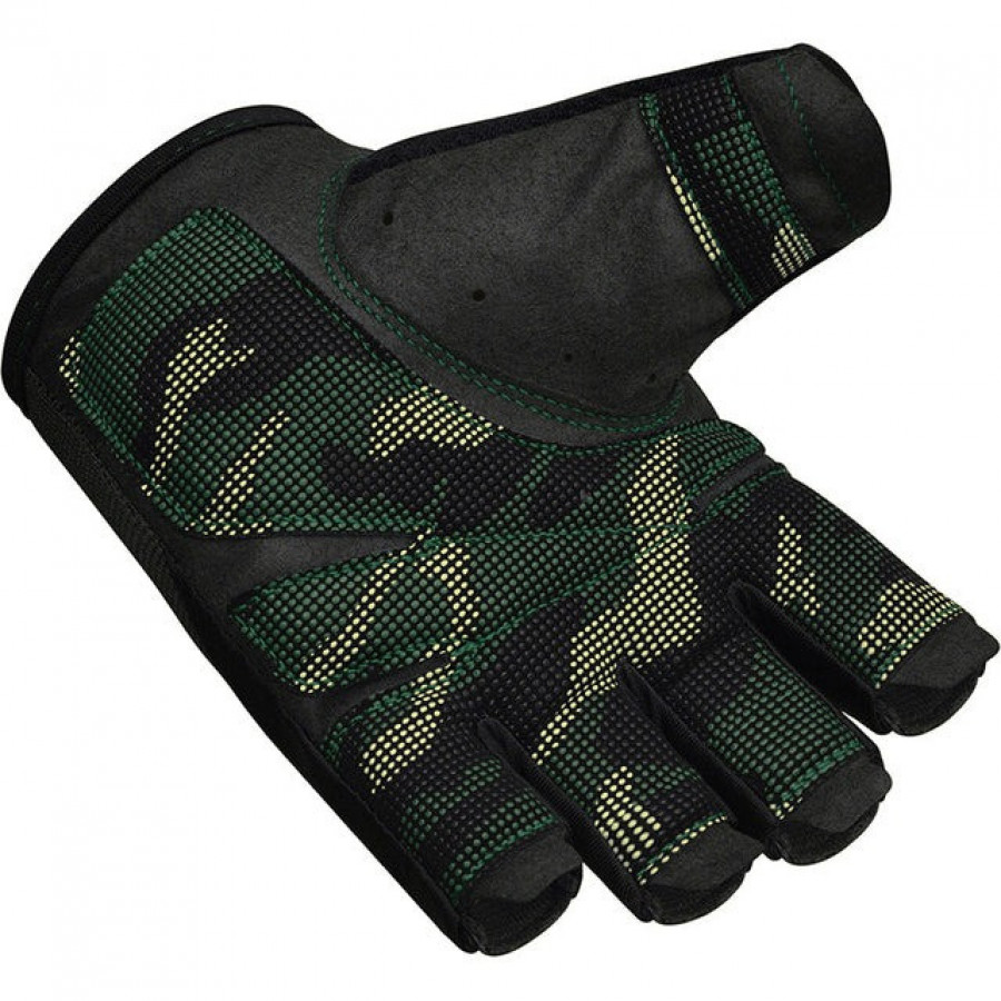Рукавички для фітнесу RDX T2 Half Army Green L