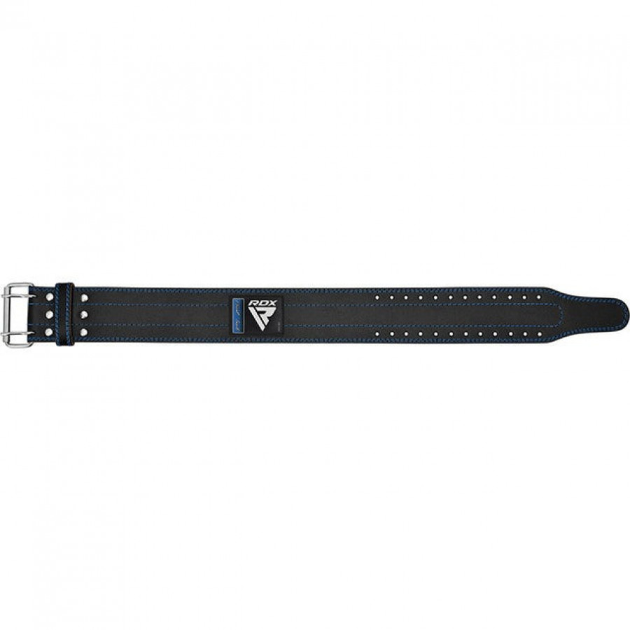 Пояс для пауерліфтингу RDX RD1 шкіряний Blue M