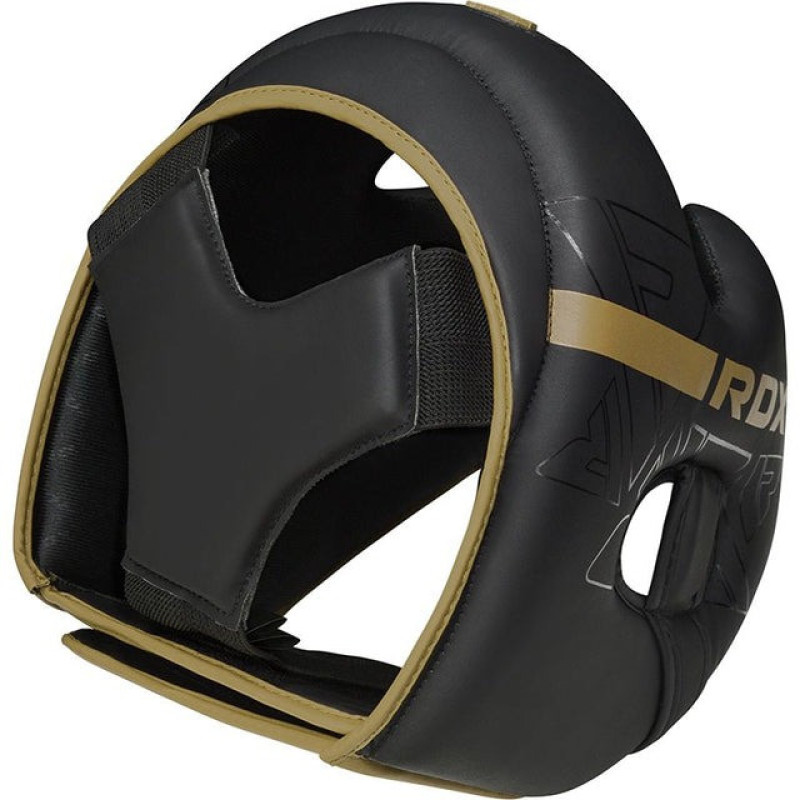 Боксерський шолом RDX F6 KARA Matte Golden M