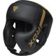Боксерський шолом RDX F6 KARA Matte Golden M