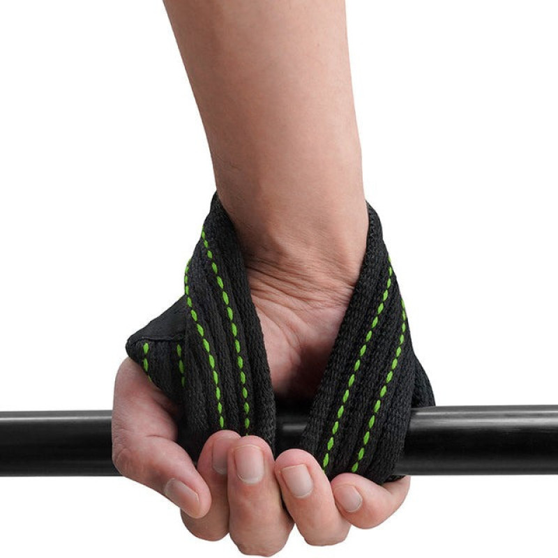 Силові ремені PRDX Gym Lifting 8 Figure Straps Army Green, Розмір M, Бавовна, Зелений