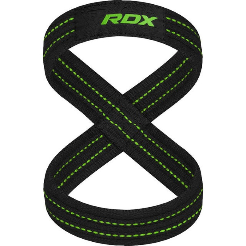 Силові ремені PRDX Gym Lifting 8 Figure Straps Army Green, Розмір M, Бавовна, Зелений