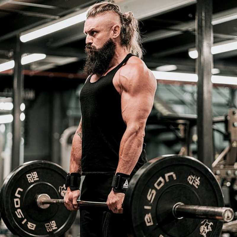 Гаки для тяги на зап'ястя RDX W5 Gym Hook Strap Blue Plus