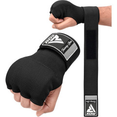 Бинты-перчатки RDX IS2 Inner Straps Black, Размер ХL, Хлопок, Спандекс, Чёрный