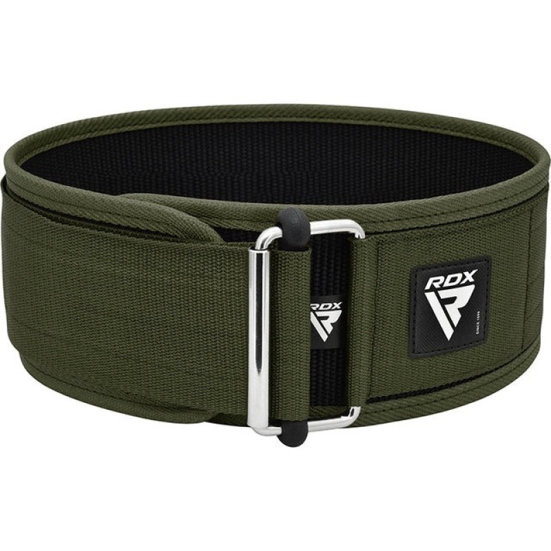 Ремень для тяжелой атлетики RDX RX1 Weight Lifting Belt Army Green M
