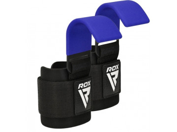 Гаки для тяги на зап'ястя RDX W5 Gym Hook Strap Blue Plus