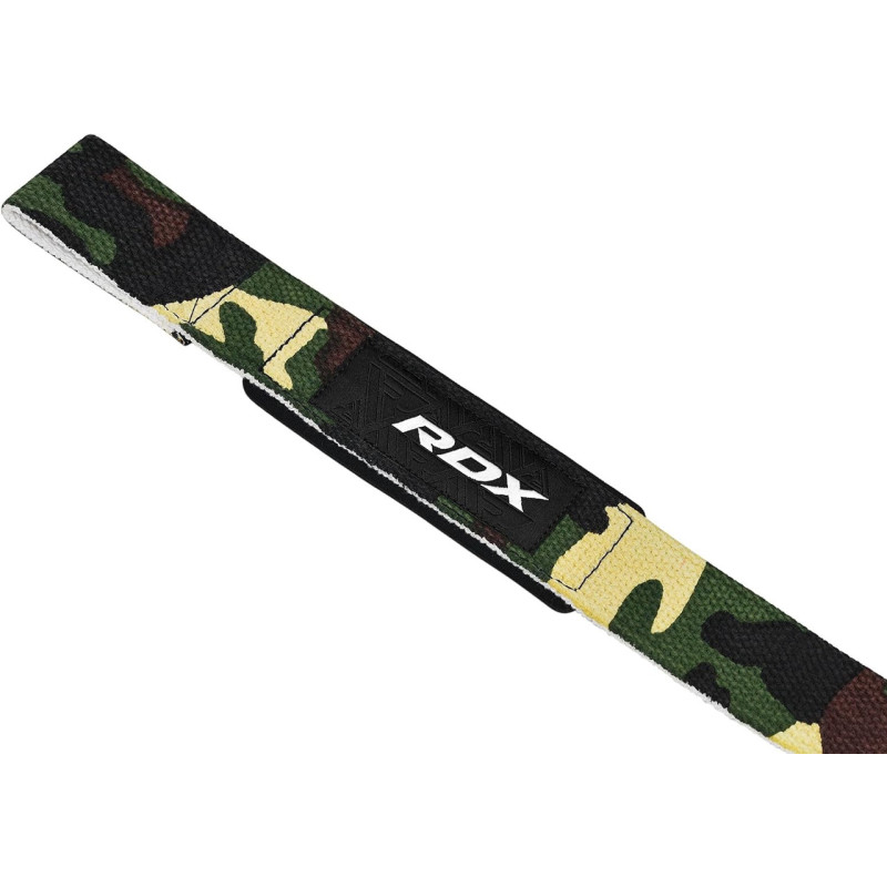 Лямки для тяги RDX W1 Gym Single Strap Camo Green Plus