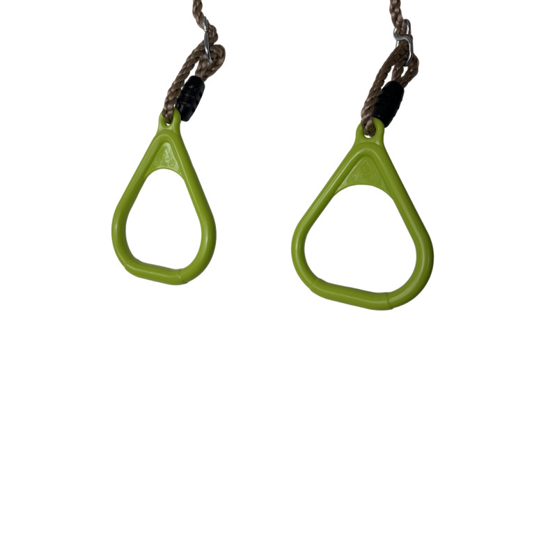 Кольца пластиковые на веревках для детской площадки WCG Акробатические кольца