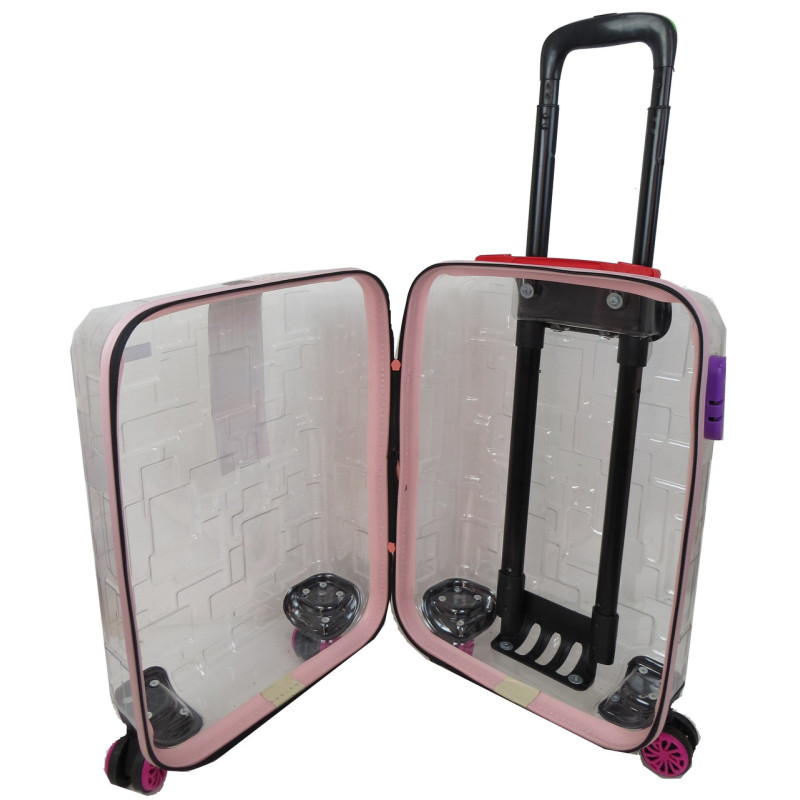 Прозора валіза маленька ABS | пластиковий чемодан ручна поклажа 42L My Luggage