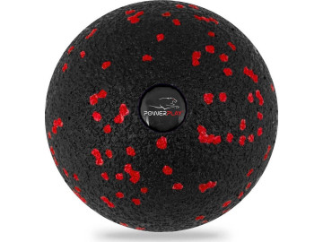 Масажний м'яч PowerPlay PP-4350 Epp Massage Ball (d8) Чорно/Червоний
