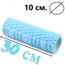 Массажный ролик (роллер) PowerPlay 4342 Massage Roller Синий (30x10см.) Массажный ролик (роллер) PowerPlay 4342 Massage Roller Синий (30x10см.)