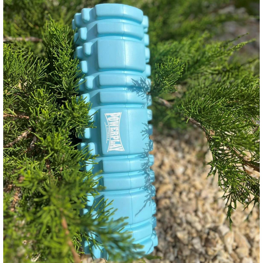 Массажный ролик (роллер) PowerPlay 4342 Massage Roller Синий (30x10см.)