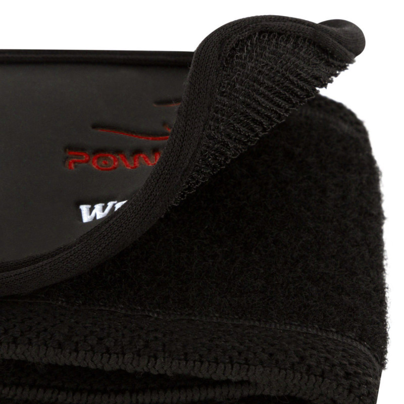 Бинты кистевые (для запястий) PowerPlay 3081 Gym WristT Wraps, Длина 45 см, Хлопок, PU, Спандекс, Черно-красный