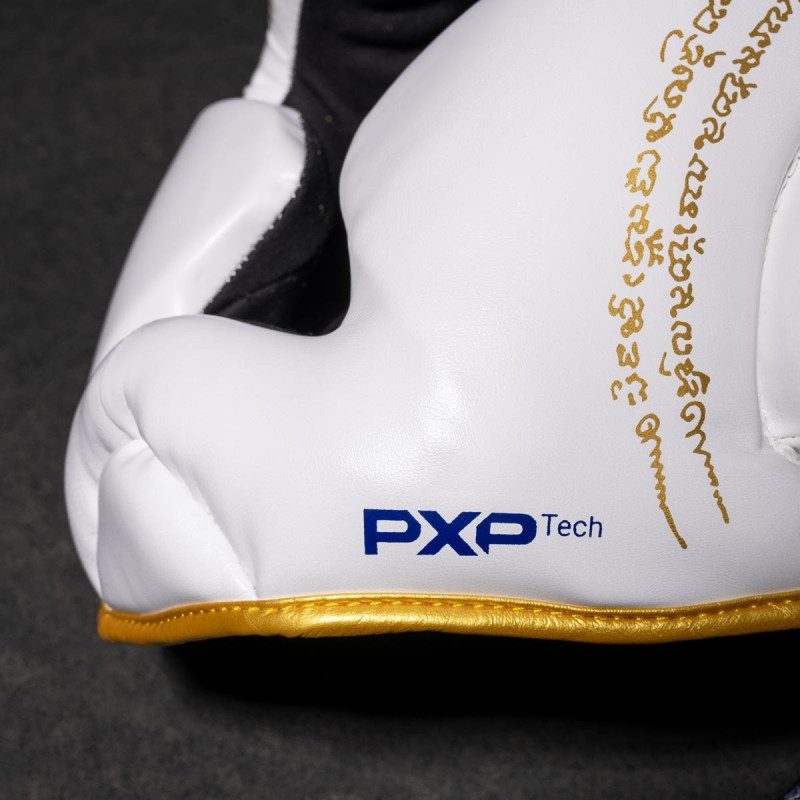 Боксерський шолом Phantom Muay Thai Full Face White Gold