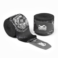 Бинты для боксу Phantom Muay Thai Black 400см. (4м.)