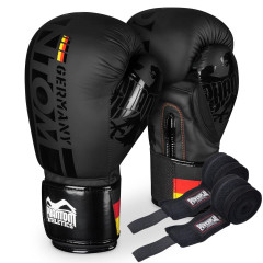 Перчатки для бокса Phantom Germany Black 14 унций