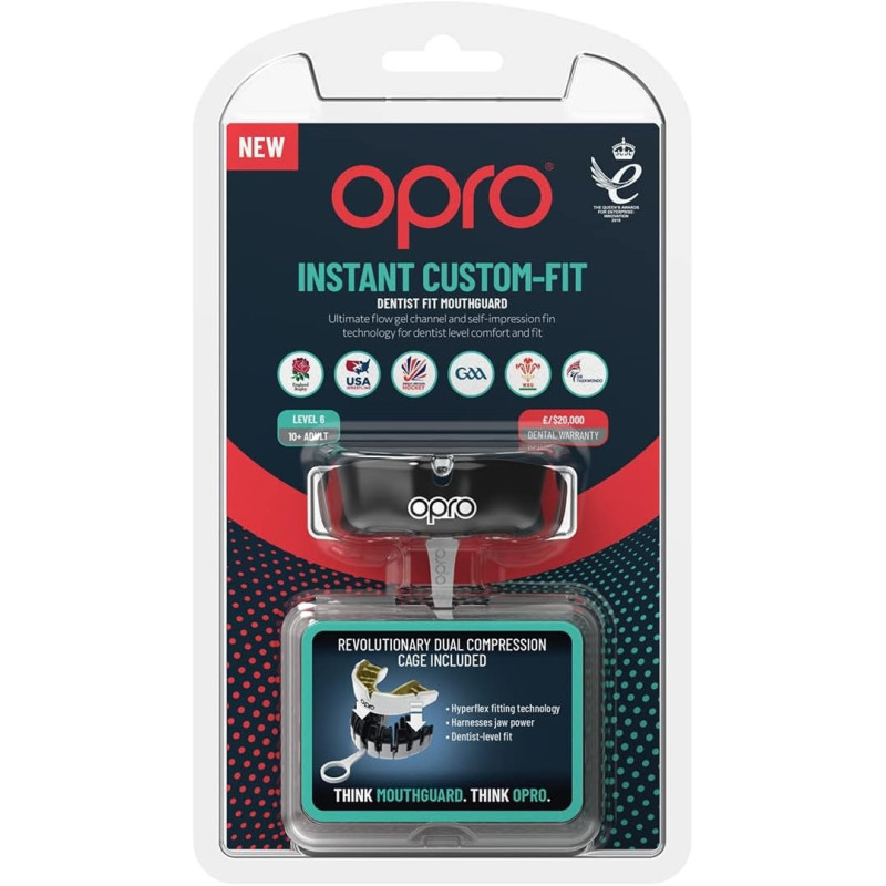 Капа OPRO Instant доросла (вік 11+) Clear (art.102520007)