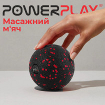 Массажный мяч PowerPlay PP-4350 Epp Massage Ball (d8) Черный/Красный Массажный мяч PowerPlay PP-4350 Epp Massage Ball (d8) Черный/Красный
