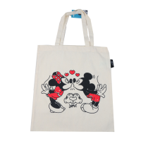 Эко сумка шоппер для покупок Disney Mickey and friends бежевая