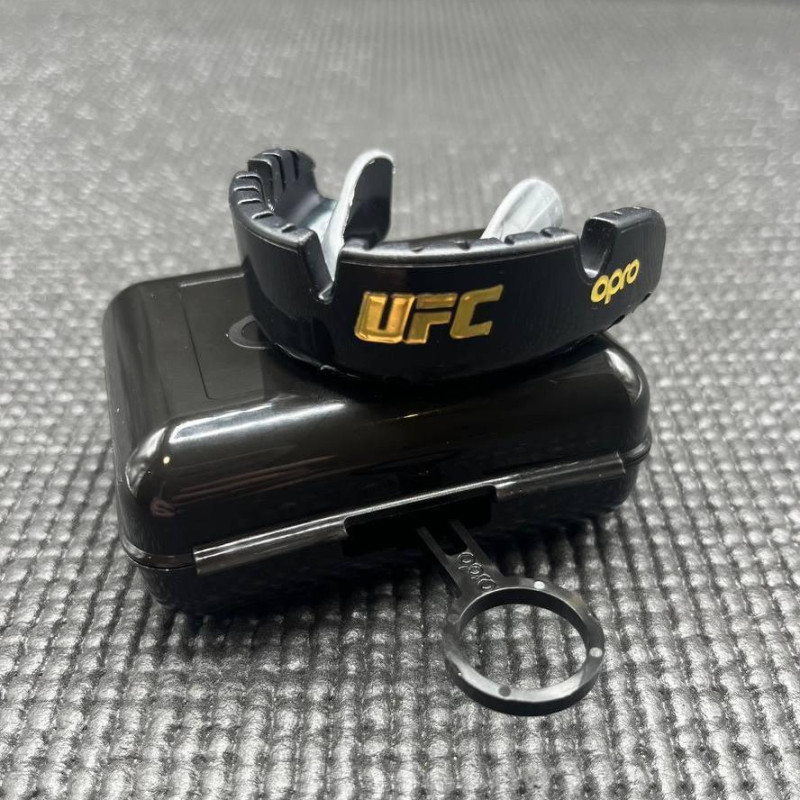 Капа OPRO Gold Braces під брекети доросла (вік 11+) Blackl/Silver(art.102518001)