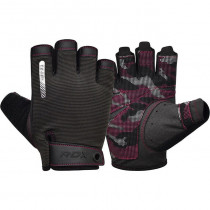 Рукавички для фітнесу RDX T2 Half Pink S