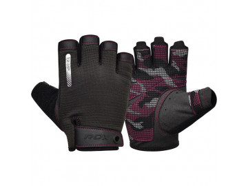 Рукавички для фітнесу RDX T2 Half Pink S