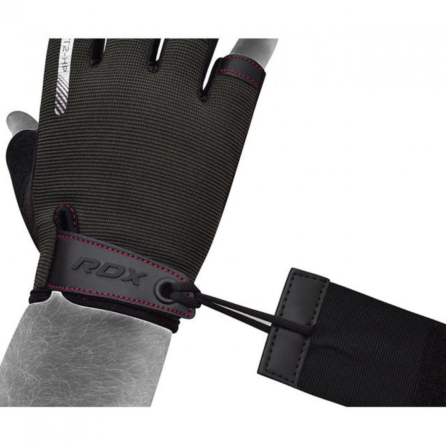 Рукавички для фітнесу RDX T2 Half Pink S