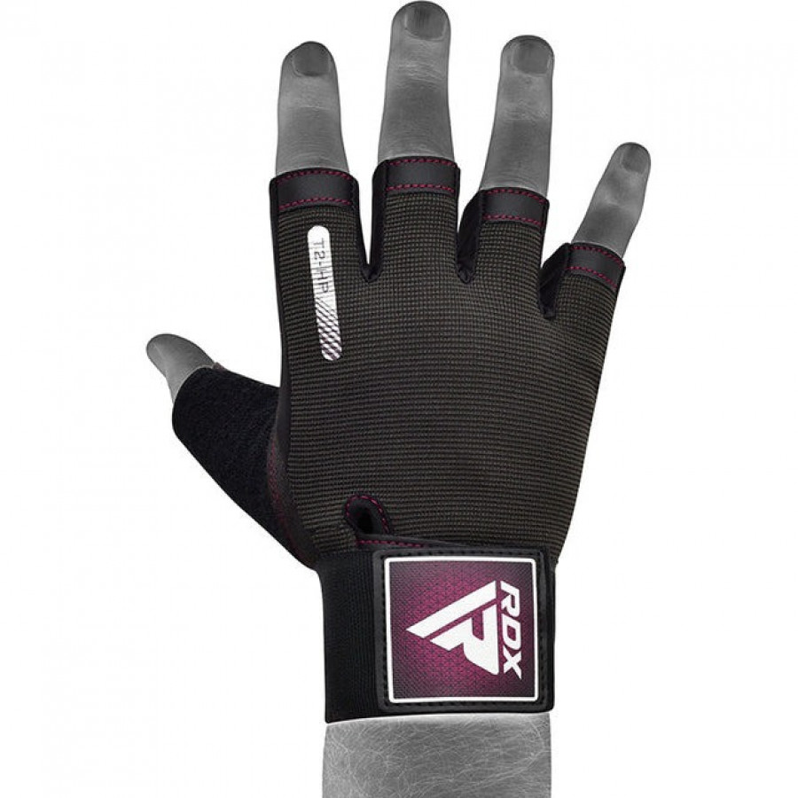 Рукавички для фітнесу RDX T2 Half Pink S