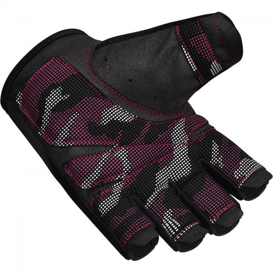 Рукавички для фітнесу RDX T2 Half Pink S
