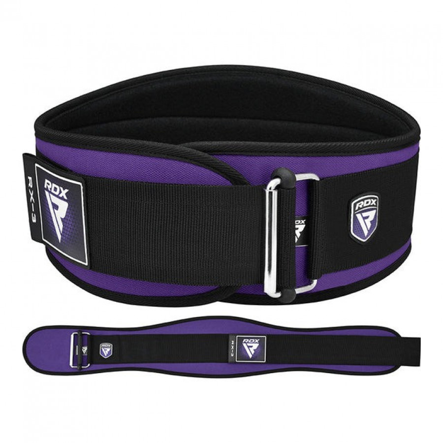 Пояс для важкої атлетики RDX RX3 EVA Curve неопреновий PURPLE-XS