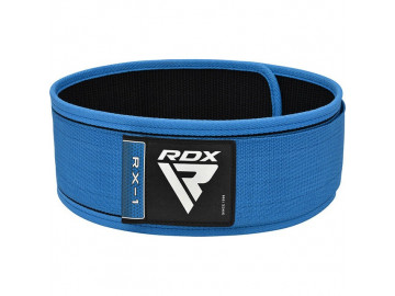Пояс для важкої атлетики RDX RX1 Weight Lifting Belt BLUE-M