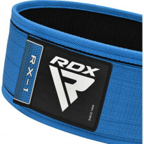 Пояс для важкої атлетики RDX RX1 Weight Lifting Belt BLUE-M Пояс для важкої атлетики RDX RX1 Weight Lifting Belt BLUE-M