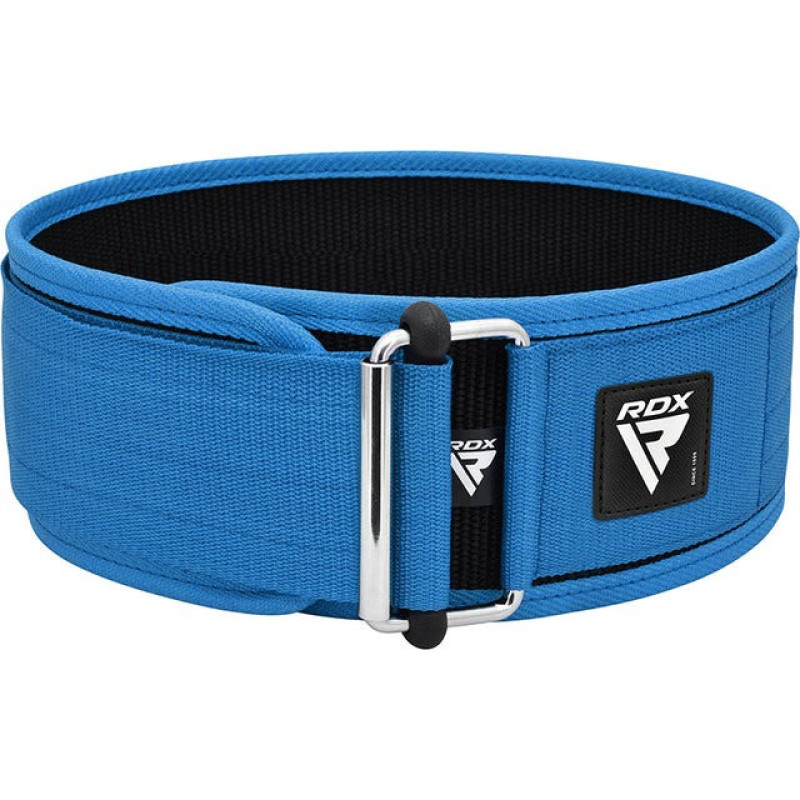 Пояс для важкої атлетики RDX RX1 Weight Lifting Belt BLUE-M