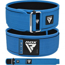 Пояс для важкої атлетики RDX RX1 Weight Lifting Belt BLUE-M Пояс для важкої атлетики RDX RX1 Weight Lifting Belt BLUE-M