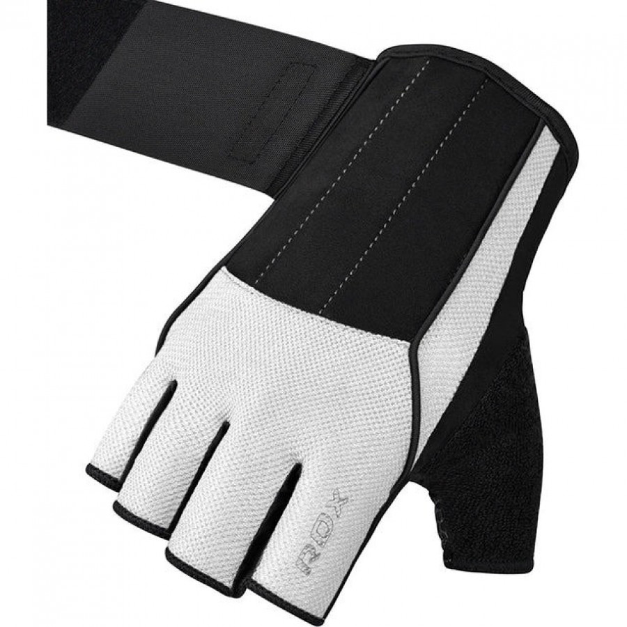 Рукавички для фітнесу RDX W3 WHITE WITH EVA PADDING-M