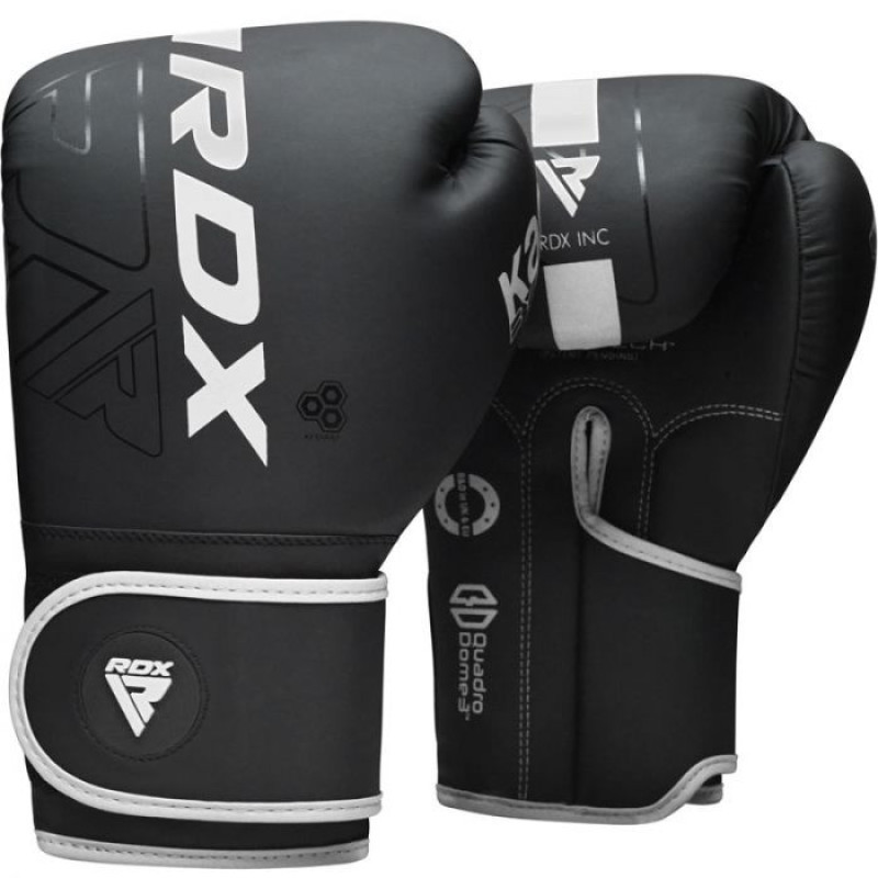 Боксерські рукавиці RDX F6 Kara Matte White 6 унцій 