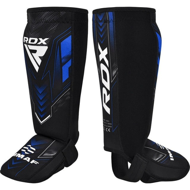 Захист для гомілок та стоп RDX NEOPRENE SHIN INSTEP IMMAF-1-BLUE-XL