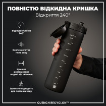 Пляшка для води ION8 1000 мл. (ЕКО пляшка) BPA Free, Black Пляшка для води ION8 1000 мл. (ЕКО пляшка) BPA Free, Black